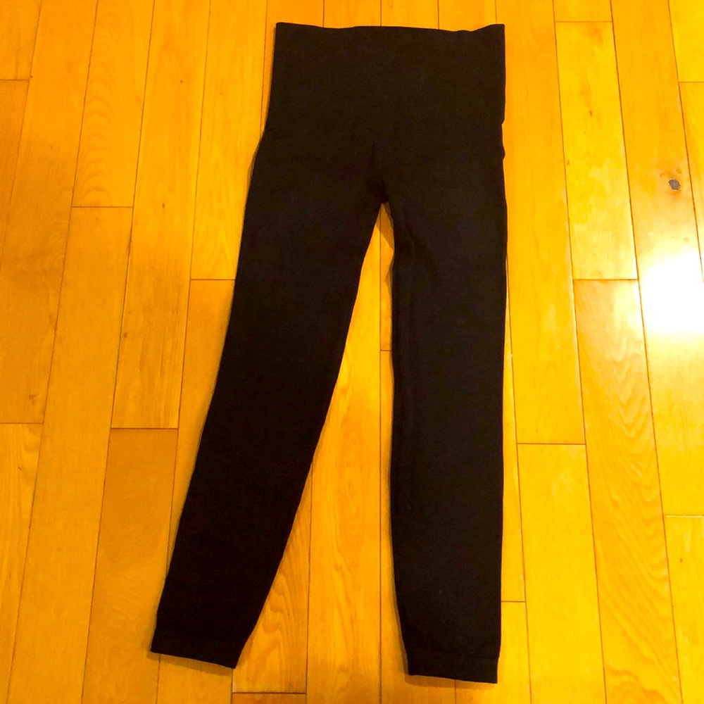 Spanx leggings dark navy size large